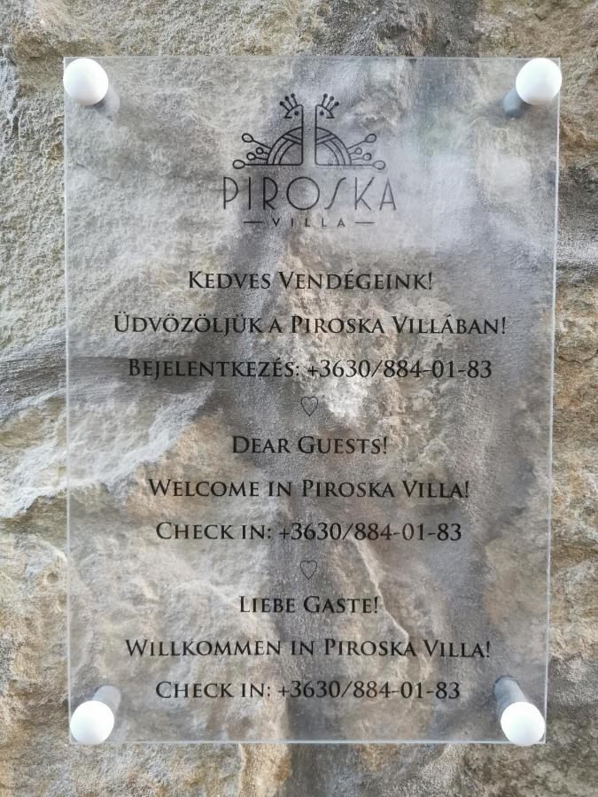 Piroska Villa Hévíz Exterior foto